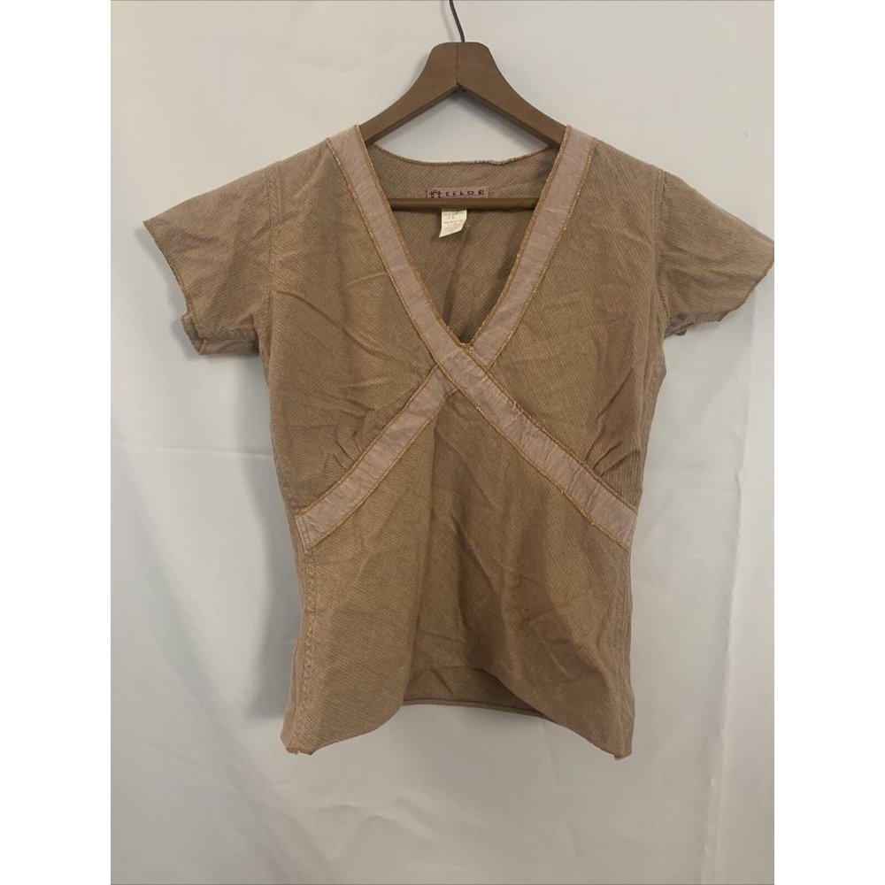 Tribe a people united womens sz x small hand woven cotton made in nepal blouse